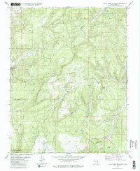 Download a high-resolution, GPS-compatible USGS topo map for Clear Creek Mountain, UT (1980 edition)
