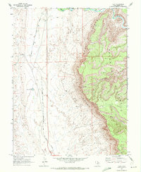 Download a high-resolution, GPS-compatible USGS topo map for Cliff, UT (1972 edition)