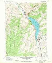 preview thumbnail of historical topo map of Coalville, UT in 1967