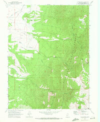 Download a high-resolution, GPS-compatible USGS topo map for Coffee Peak, UT (1972 edition)