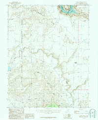 Download a high-resolution, GPS-compatible USGS topo map for Copper Point, UT (1987 edition)