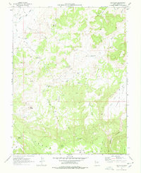 Download a high-resolution, GPS-compatible USGS topo map for Cow Flats, UT (1978 edition)