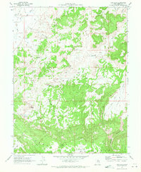 Download a high-resolution, GPS-compatible USGS topo map for Cow Flats, UT (1972 edition)