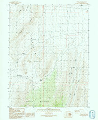 Download a high-resolution, GPS-compatible USGS topo map for Cowboy Pass, UT (1991 edition)