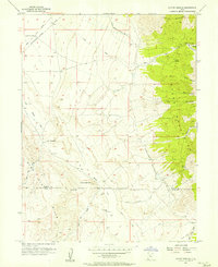 Download a high-resolution, GPS-compatible USGS topo map for Coyote Springs, UT (1957 edition)