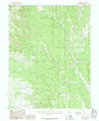 Download a high-resolution, GPS-compatible USGS topo map for Cream Pots, UT (1985 edition)