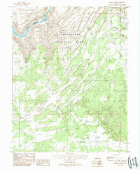 Download a high-resolution, GPS-compatible USGS topo map for Cross Canyon, UT (1988 edition)