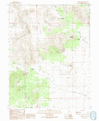 Download a high-resolution, GPS-compatible USGS topo map for Crystal Peak, UT (1991 edition)