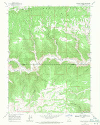 Download a high-resolution, GPS-compatible USGS topo map for Currant Canyon, UT (1971 edition)