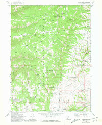 Download a high-resolution, GPS-compatible USGS topo map for Curtis Ridge, UT (1981 edition)