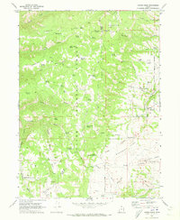 Download a high-resolution, GPS-compatible USGS topo map for Curtis Ridge, UT (1973 edition)