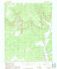 Download a high-resolution, GPS-compatible USGS topo map for Cutler Point, UT (1987 edition)