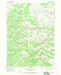 Download a high-resolution, GPS-compatible USGS topo map for Dairy Ridge, UT (1971 edition)