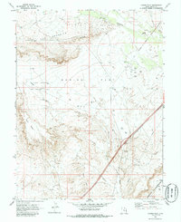 Download a high-resolution, GPS-compatible USGS topo map for Danish Flat, UT (1985 edition)