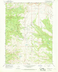 Download a high-resolution, GPS-compatible USGS topo map for Danish Knoll, UT (1969 edition)
