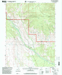 Download a high-resolution, GPS-compatible USGS topo map for Dark Canyon, UT (2000 edition)
