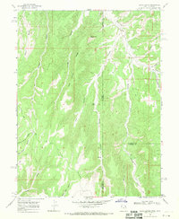 Download a high-resolution, GPS-compatible USGS topo map for Davis Canyon, UT (1970 edition)