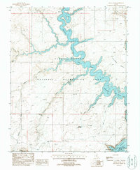 Download a high-resolution, GPS-compatible USGS topo map for Davis Gulch, UT (1988 edition)
