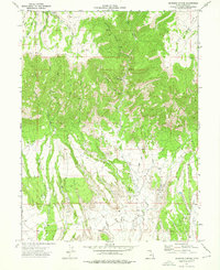 Download a high-resolution, GPS-compatible USGS topo map for Deadman Canyon, UT (1976 edition)