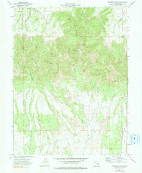 Download a high-resolution, GPS-compatible USGS topo map for Deadman Canyon, UT (1990 edition)