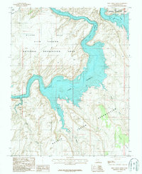 Download a high-resolution, GPS-compatible USGS topo map for Deep Canyon North, UT (1987 edition)