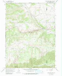 Download a high-resolution, GPS-compatible USGS topo map for Deep Creek Canyon, UT (1980 edition)
