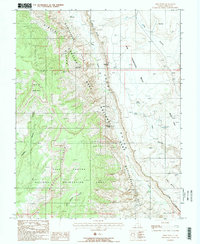 Download a high-resolution, GPS-compatible USGS topo map for Deer Point, UT (1987 edition)