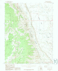 Download a high-resolution, GPS-compatible USGS topo map for Deer Point, UT (1987 edition)