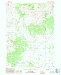 Download a high-resolution, GPS-compatible USGS topo map for Dennis Hill, UT (1990 edition)