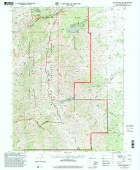 Download a high-resolution, GPS-compatible USGS topo map for Deseret Peak East, UT (2001 edition)