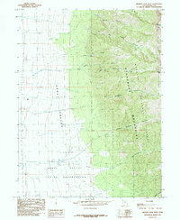Download a high-resolution, GPS-compatible USGS topo map for Deseret Peak West, UT (1985 edition)