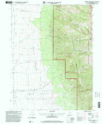 Download a high-resolution, GPS-compatible USGS topo map for Deseret Peak West, UT (2001 edition)