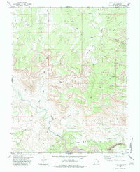 preview thumbnail of historical topo map of Emery County, UT in 1983