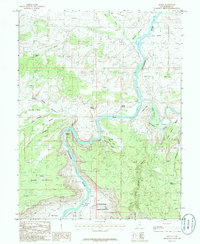 Download a high-resolution, GPS-compatible USGS topo map for Dewey, UT (1986 edition)