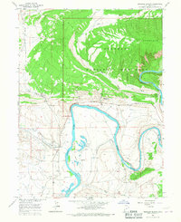 Download a high-resolution, GPS-compatible USGS topo map for Dinosaur Quarry, UT (1967 edition)