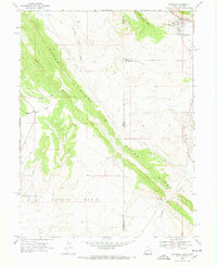 Download a high-resolution, GPS-compatible USGS topo map for Dinosaur, UT (1970 edition)
