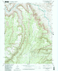 Download a high-resolution, GPS-compatible USGS topo map for Dolores Point North, UT (1986 edition)