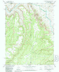 Download a high-resolution, GPS-compatible USGS topo map for Dolores Point North, UT (1986 edition)