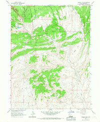 preview thumbnail of historical topo map of Uintah County, UT in 1965