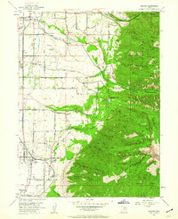 Download a high-resolution, GPS-compatible USGS topo map for Draper, UT (1960 edition)