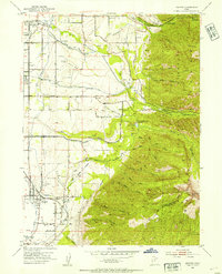 Download a high-resolution, GPS-compatible USGS topo map for Draper, UT (1954 edition)
