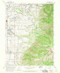 Download a high-resolution, GPS-compatible USGS topo map for Draper, UT (1970 edition)