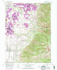 Download a high-resolution, GPS-compatible USGS topo map for Draper, UT (1978 edition)