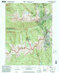Download a high-resolution, GPS-compatible USGS topo map for Dromedary Peak, UT (2001 edition)