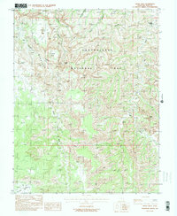 preview thumbnail of historical topo map of San Juan County, UT in 1988