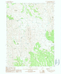 Download a high-resolution, GPS-compatible USGS topo map for Dry Canyon Mountain, UT (1990 edition)