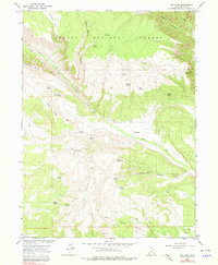 Download a high-resolution, GPS-compatible USGS topo map for Dry Fork, UT (1978 edition)