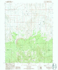 Download a high-resolution, GPS-compatible USGS topo map for Dry Lakes Peak, UT (1987 edition)