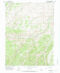 preview thumbnail of historical topo map of Duchesne County, UT in 1964