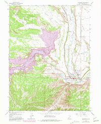 Download a high-resolution, GPS-compatible USGS topo map for Duchesne, UT (1981 edition)